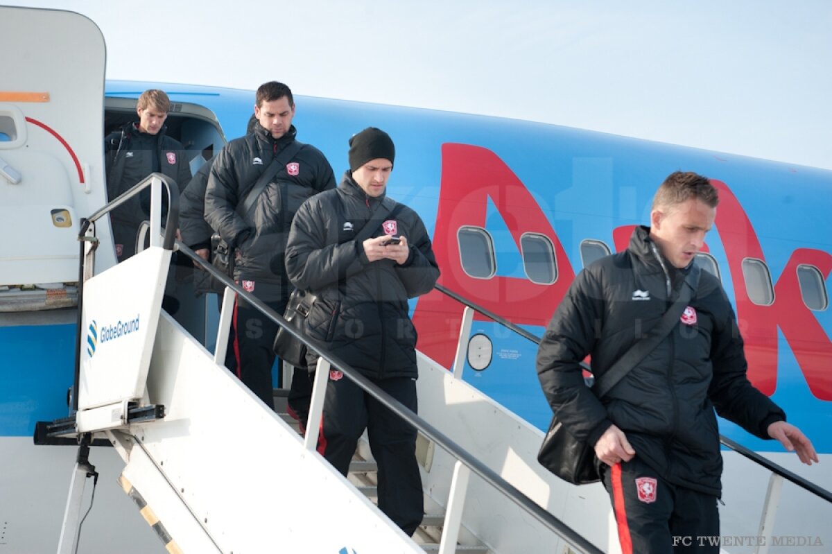 FOTO Twente a studiat-o pe Steaua şi în avion