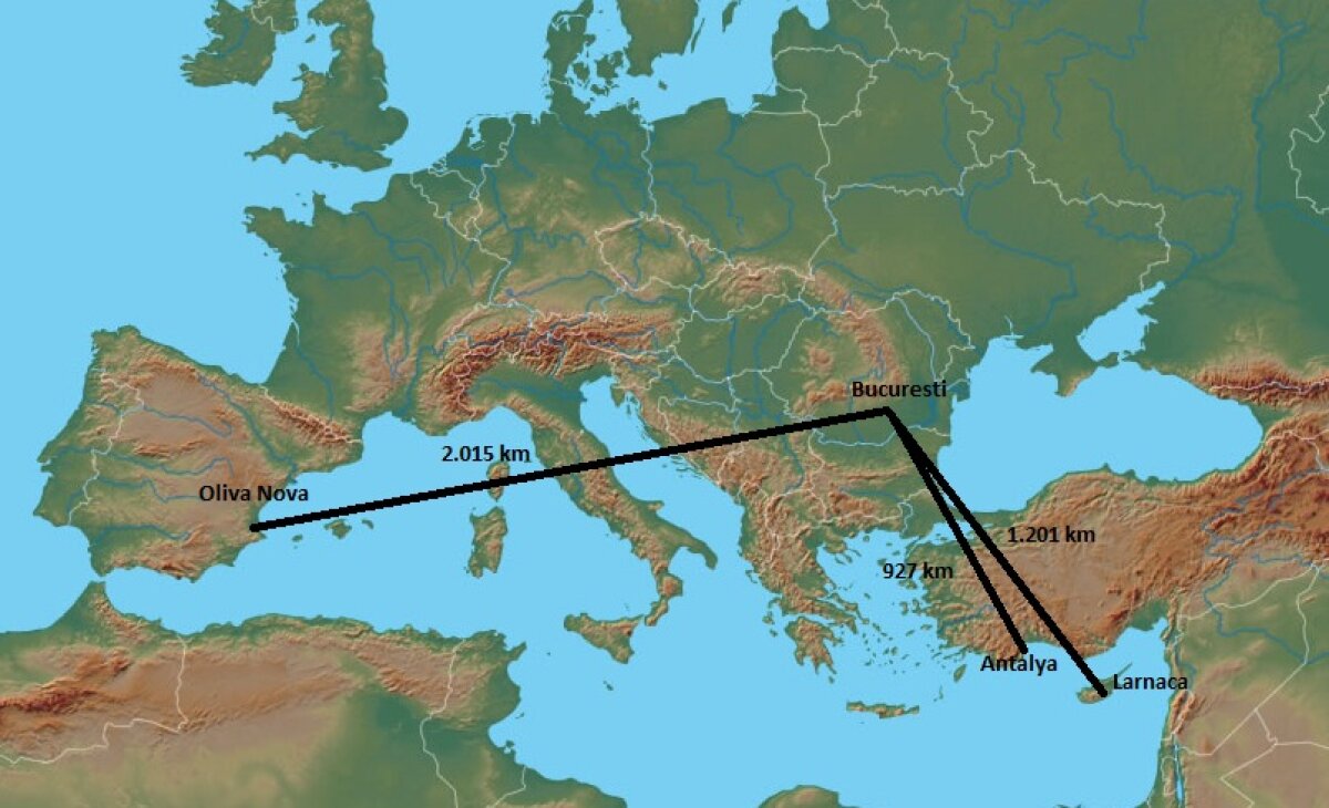 Oţelul globetrotter » 4 cantonamente în 3 ţări, peste 8.000km