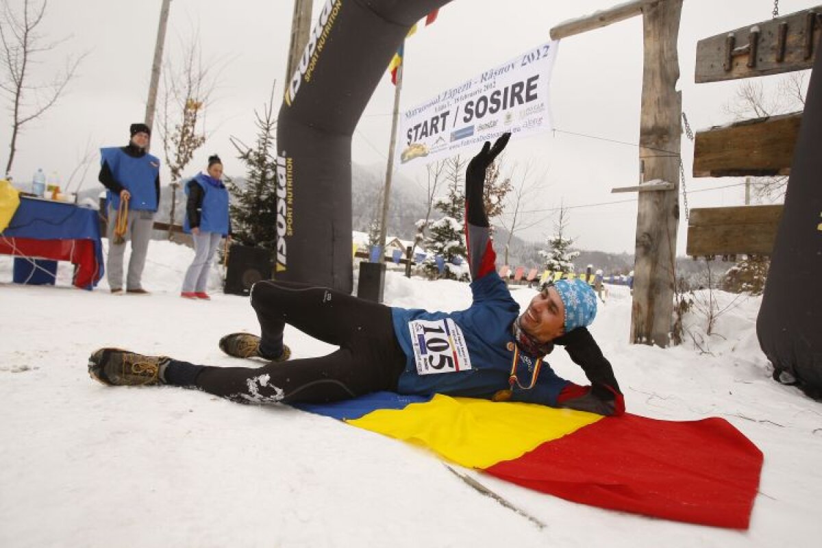 O poveste despre curaj, voinţă şi suferinţe extreme la primul Maraton al Zăpezii desfăşurat în România, la Rîşnov