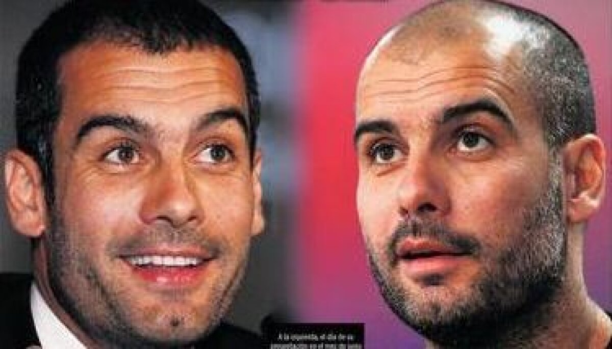 Pep 2008 şi Pep 2012 » Preţul succesului: I-a căzut părul, dar a luat 13 din 16 trofee în 4 ani