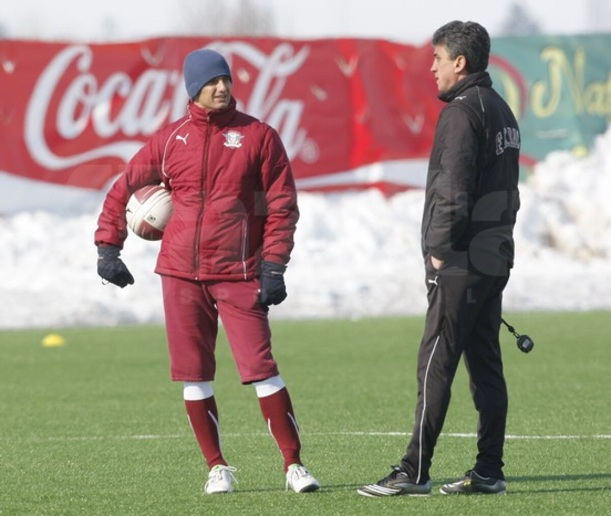 FOTO Rapidiştii au dat nas în nas cu Forlan la Buftea