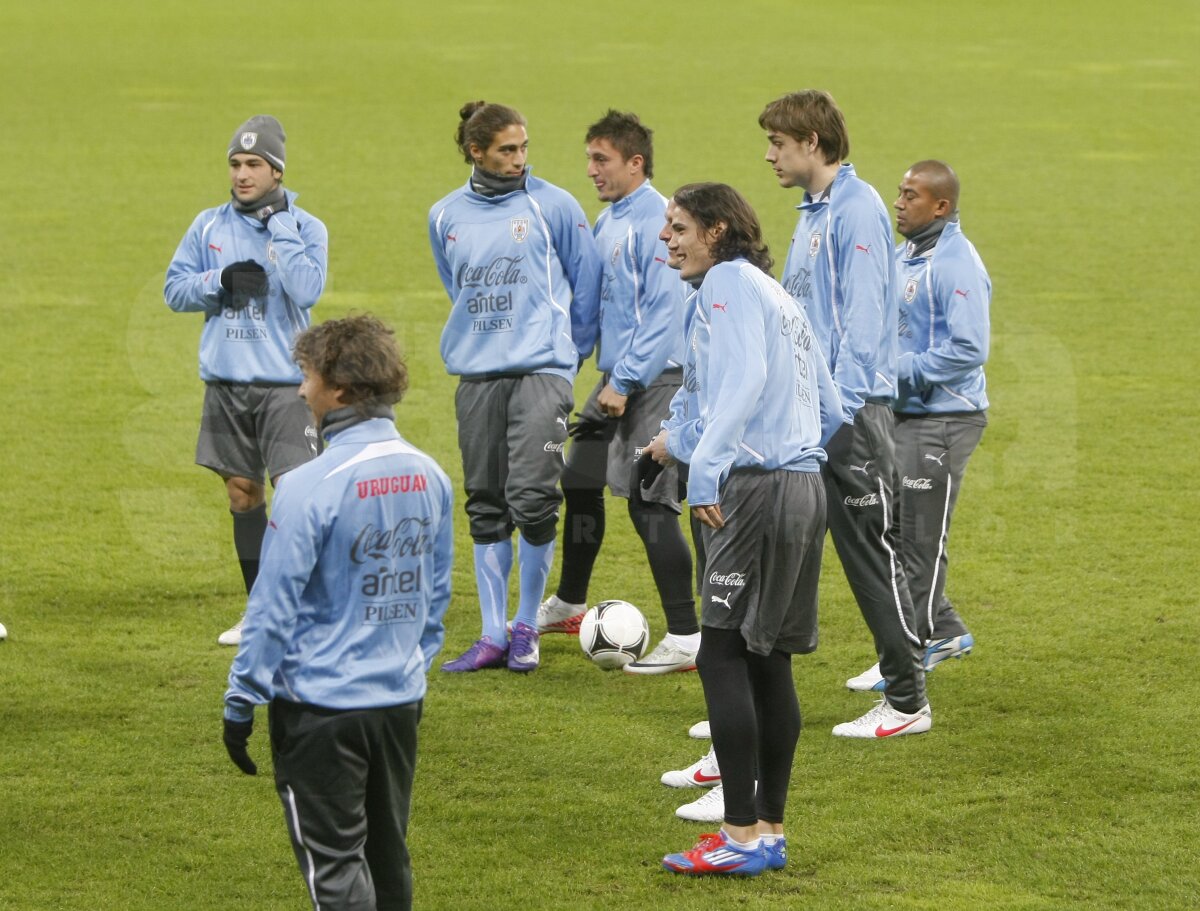 FOTO » Uruguayenii au fost impresionaţi de Naţional Arena