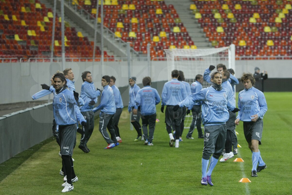 FOTO » Uruguayenii au fost impresionaţi de Naţional Arena
