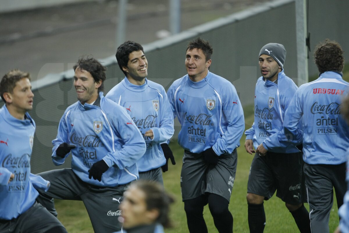 FOTO » Uruguayenii au fost impresionaţi de Naţional Arena