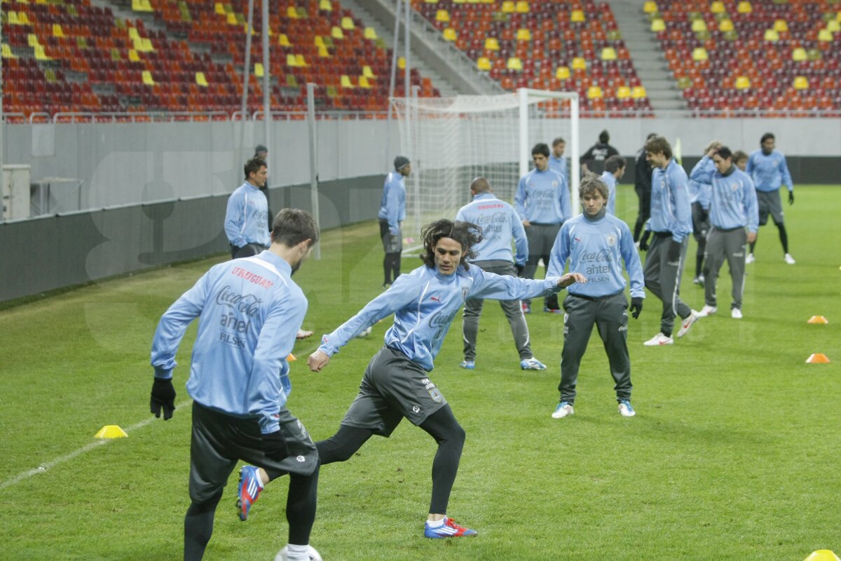 FOTO » Uruguayenii au fost impresionaţi de Naţional Arena