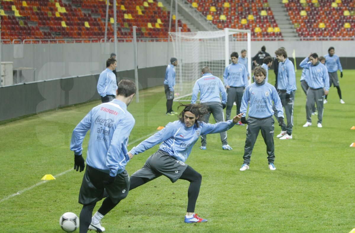 FOTO » Uruguayenii au fost impresionaţi de Naţional Arena