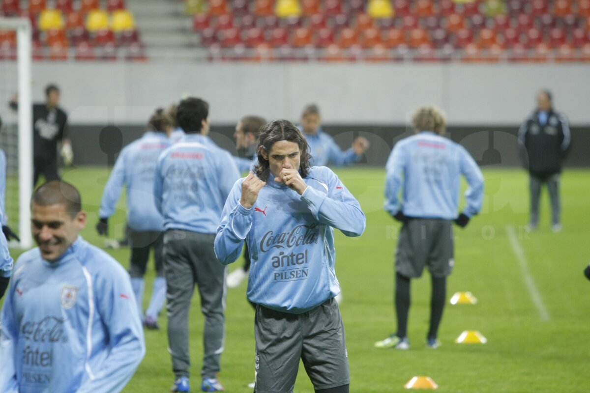 FOTO » Uruguayenii au fost impresionaţi de Naţional Arena