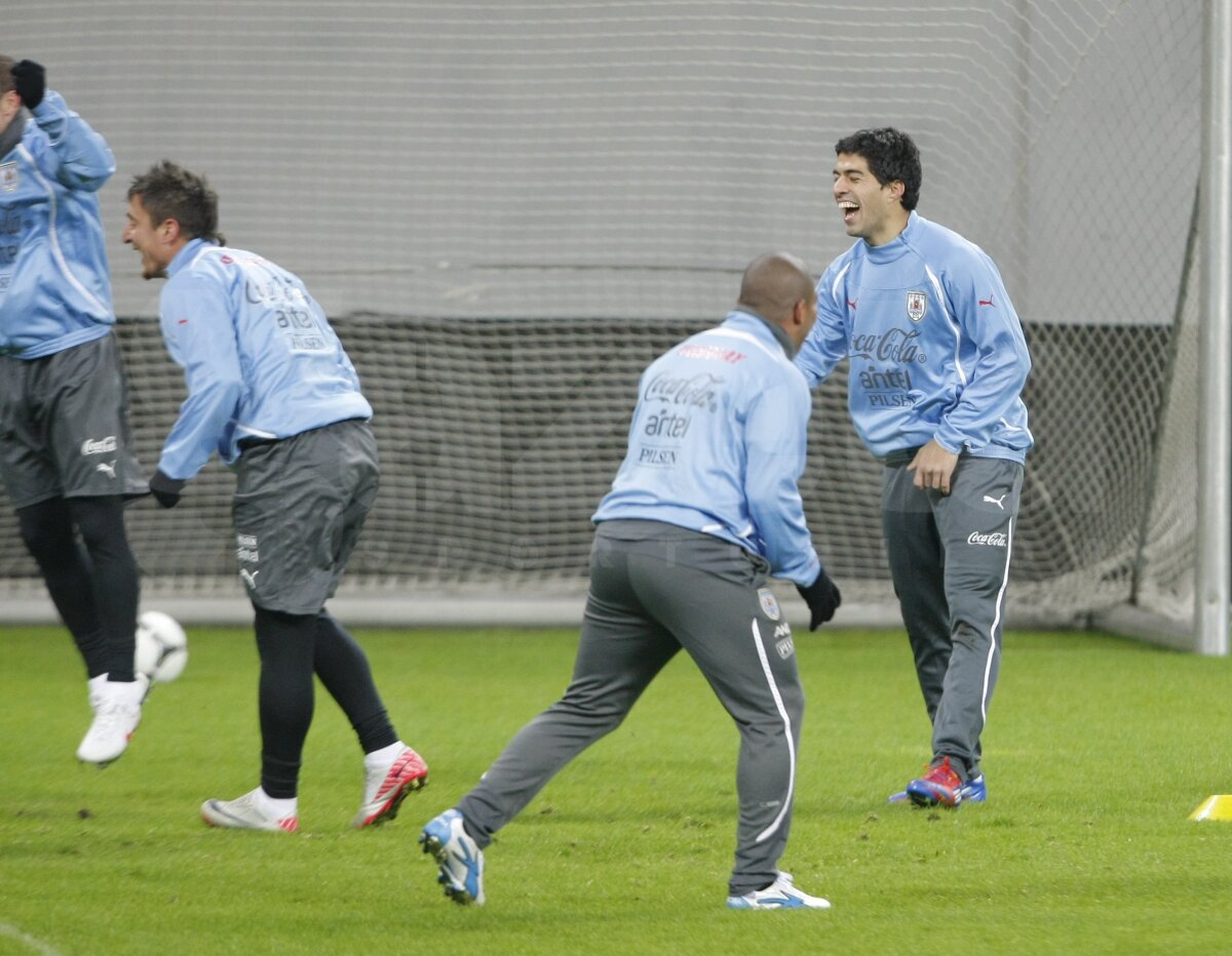 FOTO » Uruguayenii au fost impresionaţi de Naţional Arena