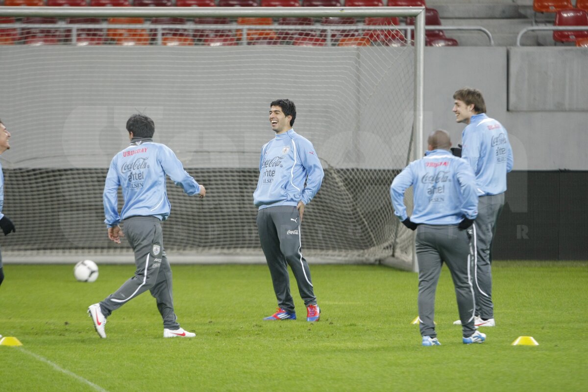 FOTO » Uruguayenii au fost impresionaţi de Naţional Arena