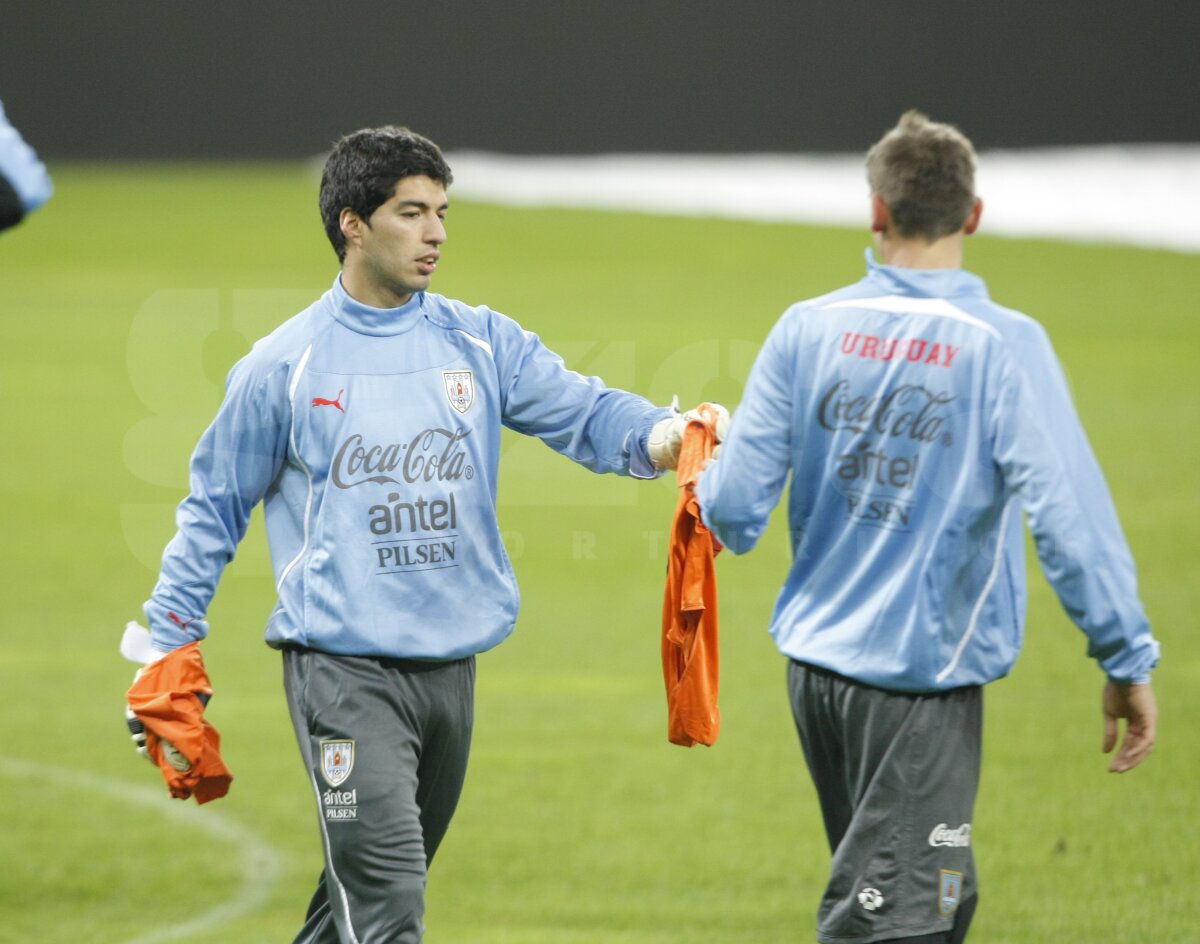FOTO » Uruguayenii au fost impresionaţi de Naţional Arena