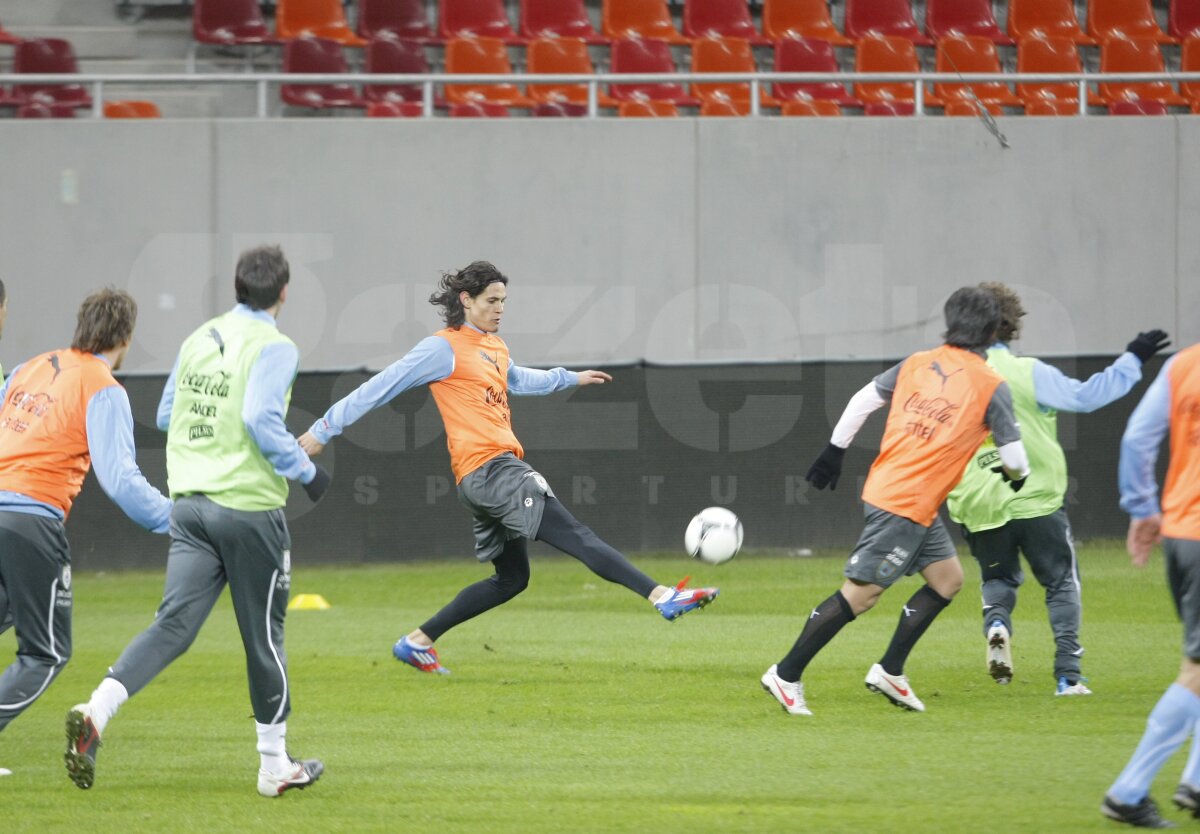 FOTO » Uruguayenii au fost impresionaţi de Naţional Arena