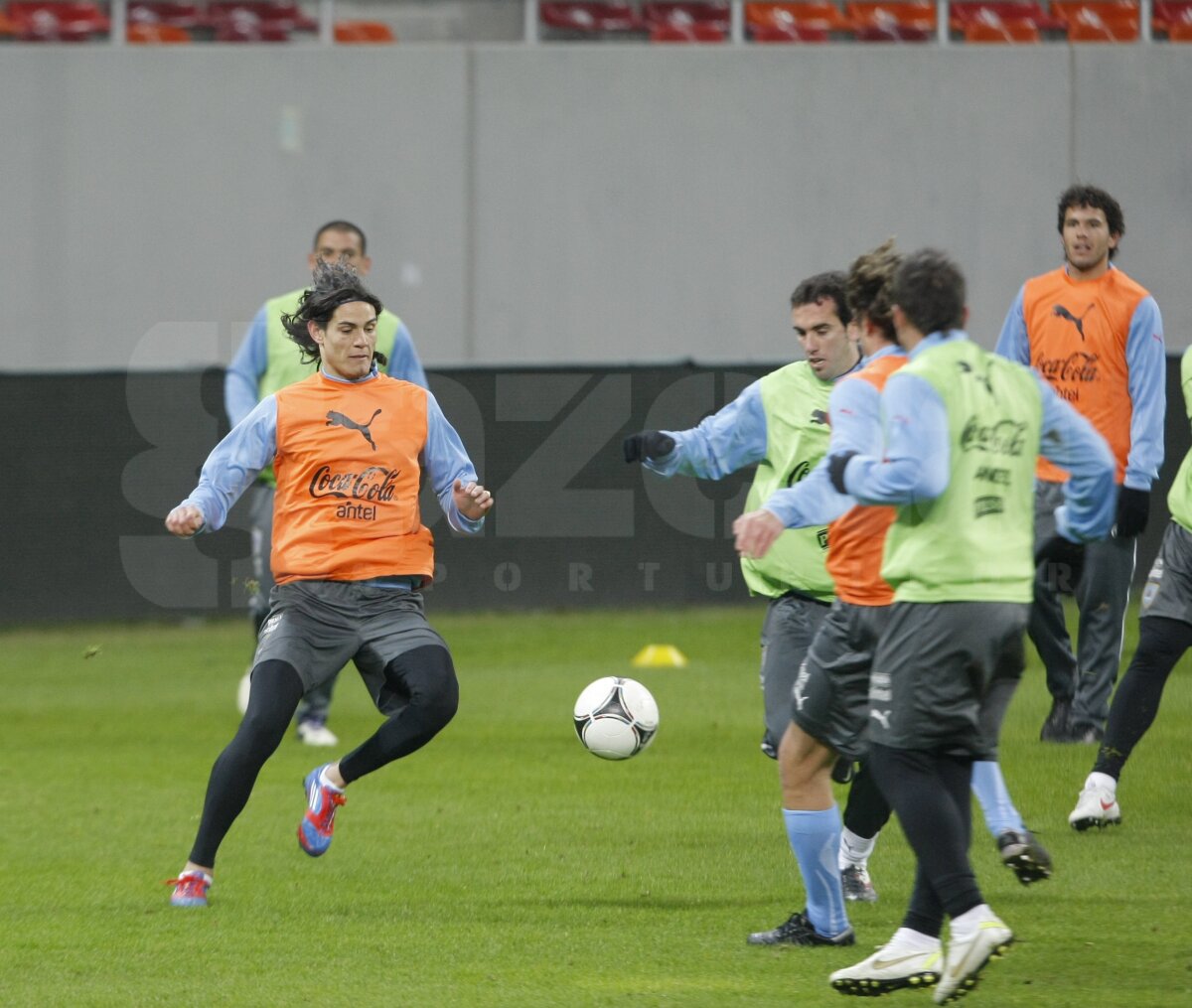 FOTO » Uruguayenii au fost impresionaţi de Naţional Arena