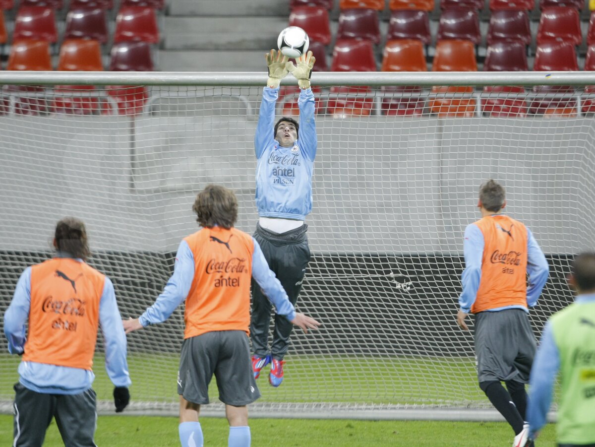 FOTO » Uruguayenii au fost impresionaţi de Naţional Arena