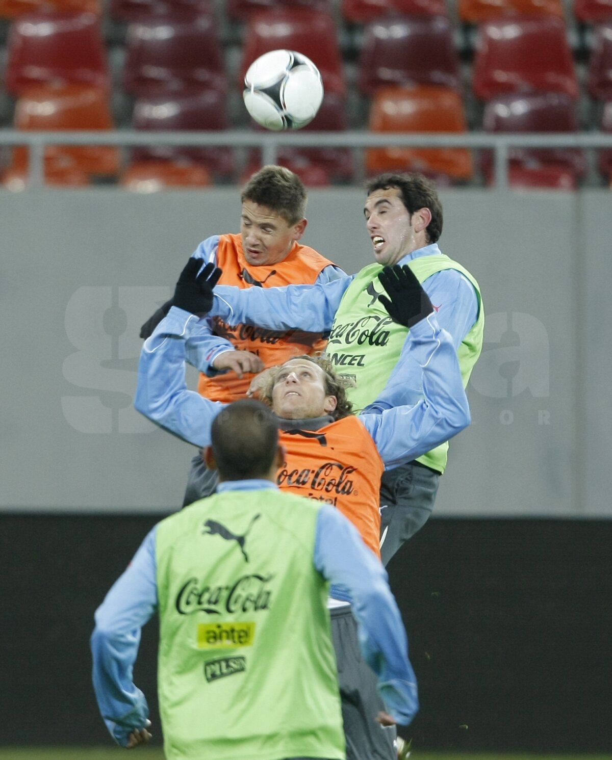 FOTO » Uruguayenii au fost impresionaţi de Naţional Arena