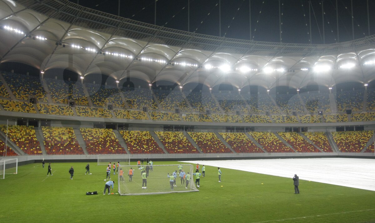 FOTO » Uruguayenii au fost impresionaţi de Naţional Arena
