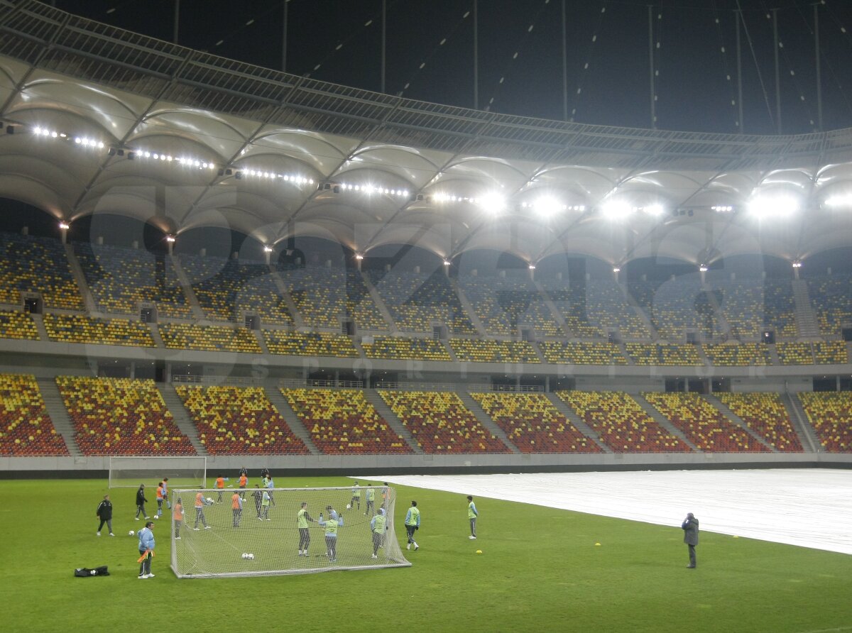 FOTO » Uruguayenii au fost impresionaţi de Naţional Arena