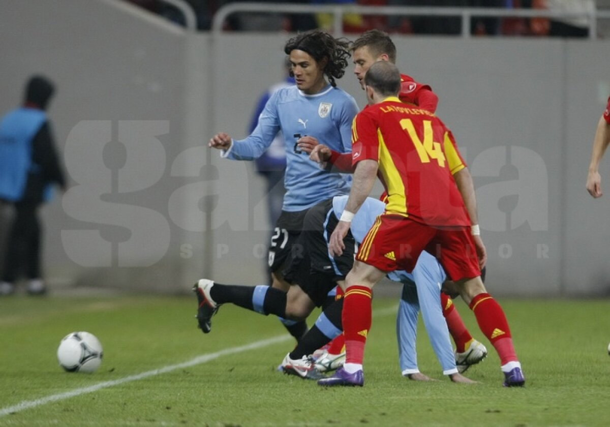 Egalii lui Cavani şi Forlan » România - Uruguay 1-1