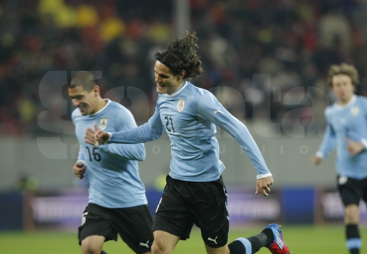 Egalii lui Cavani şi Forlan » România - Uruguay 1-1