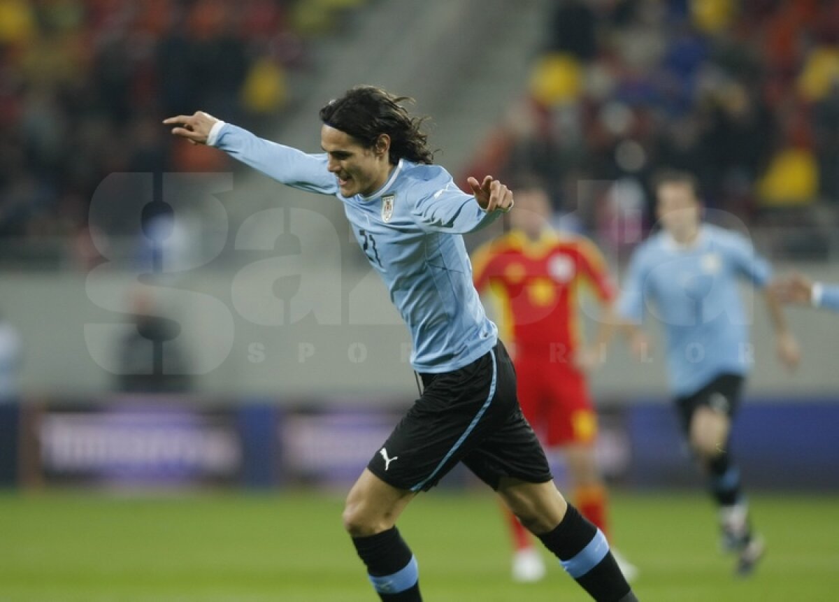 Egalii lui Cavani şi Forlan » România - Uruguay 1-1