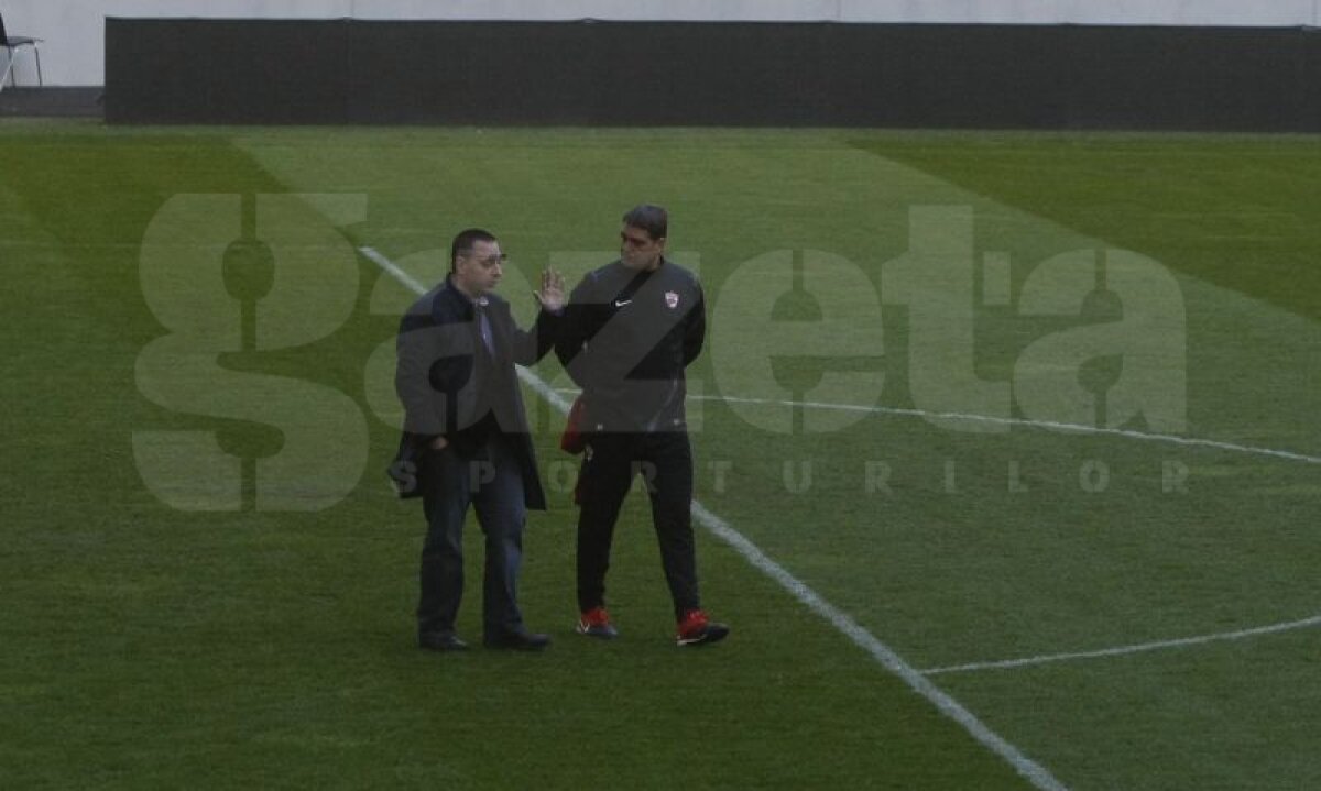 FOTO "Cîinii" s-au antrenat în premieră pe Arena Naţională: "Batem sigur!"