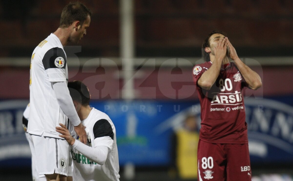 FOTO Rapid - U Cluj 1-1 » Pancu şi Rapid au luat un start şchiop în goana spre titlu