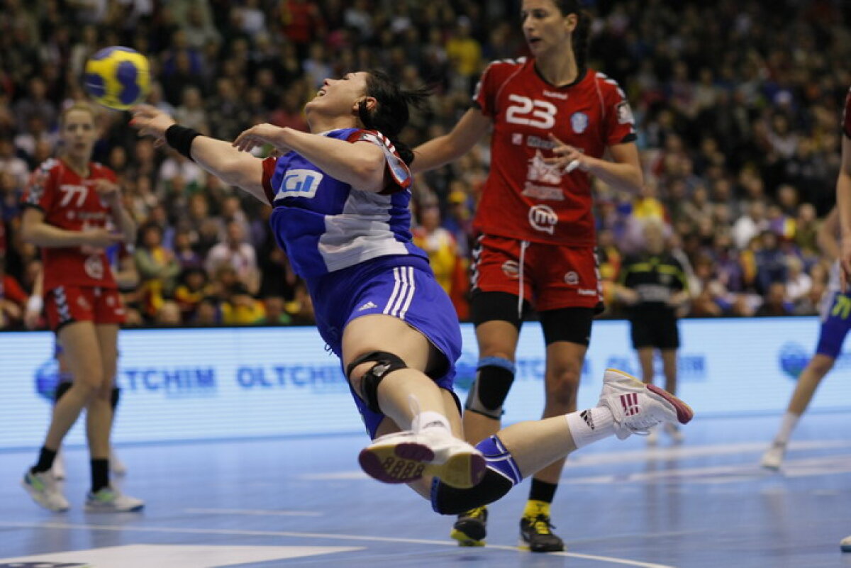 FOTO Oltchim s-a calificat în semifinalele Ligii după 30-26 cu Krim Ljubljana