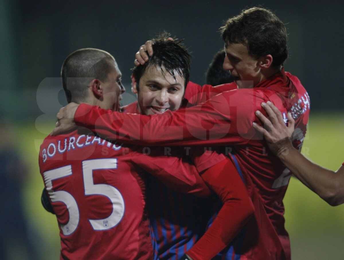 FOTO » Golul lui Rusescu aduce prima victorie a Stelei în retur, 1-0 cu CS Mioveni