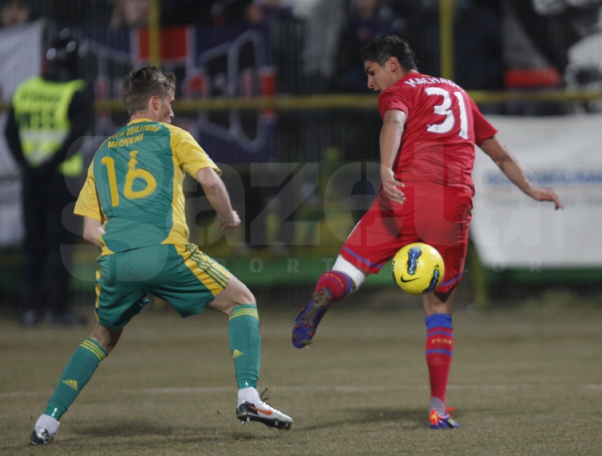 FOTO » Golul lui Rusescu aduce prima victorie a Stelei în retur, 1-0 cu CS Mioveni