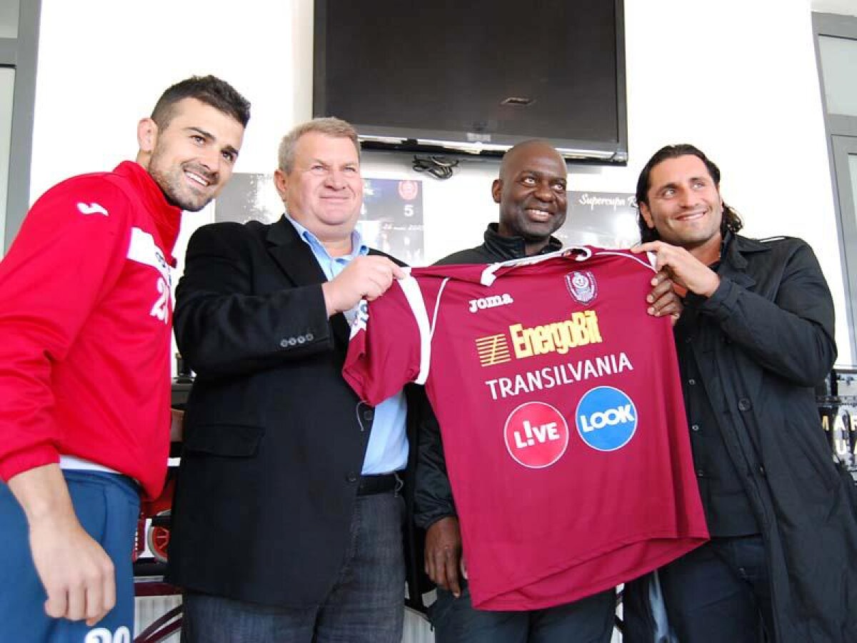 FOTO » Fostul atlet Ben Johnson le-a făcut o vizită celor de la CFR Cluj