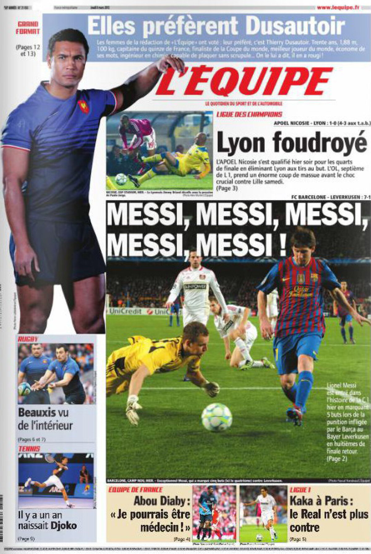 VIDEO Omul care depăşeşte limitele cu viteza sunetului » Messi, cinci goluri într-un meci de Ligă!