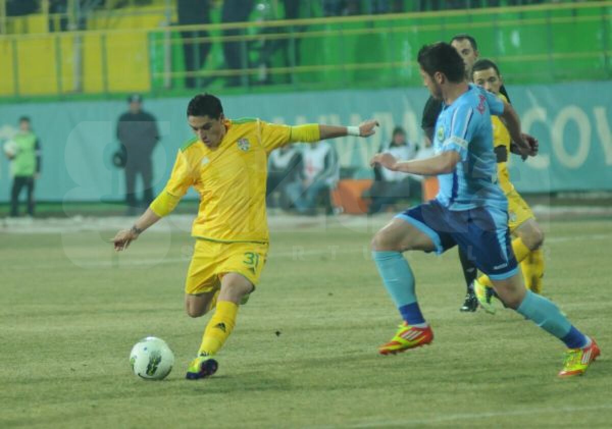 FOTO Vaslui cîştigă fără emoţii cu 4-0 în faţa Chiajnei, profitînd de gafele uluitoare ale portarului Baruch