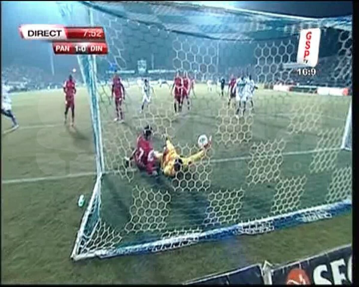VIDEO  / A trecut sau n-a trecut? » Pandurii deschid scorul cu un gol controversat