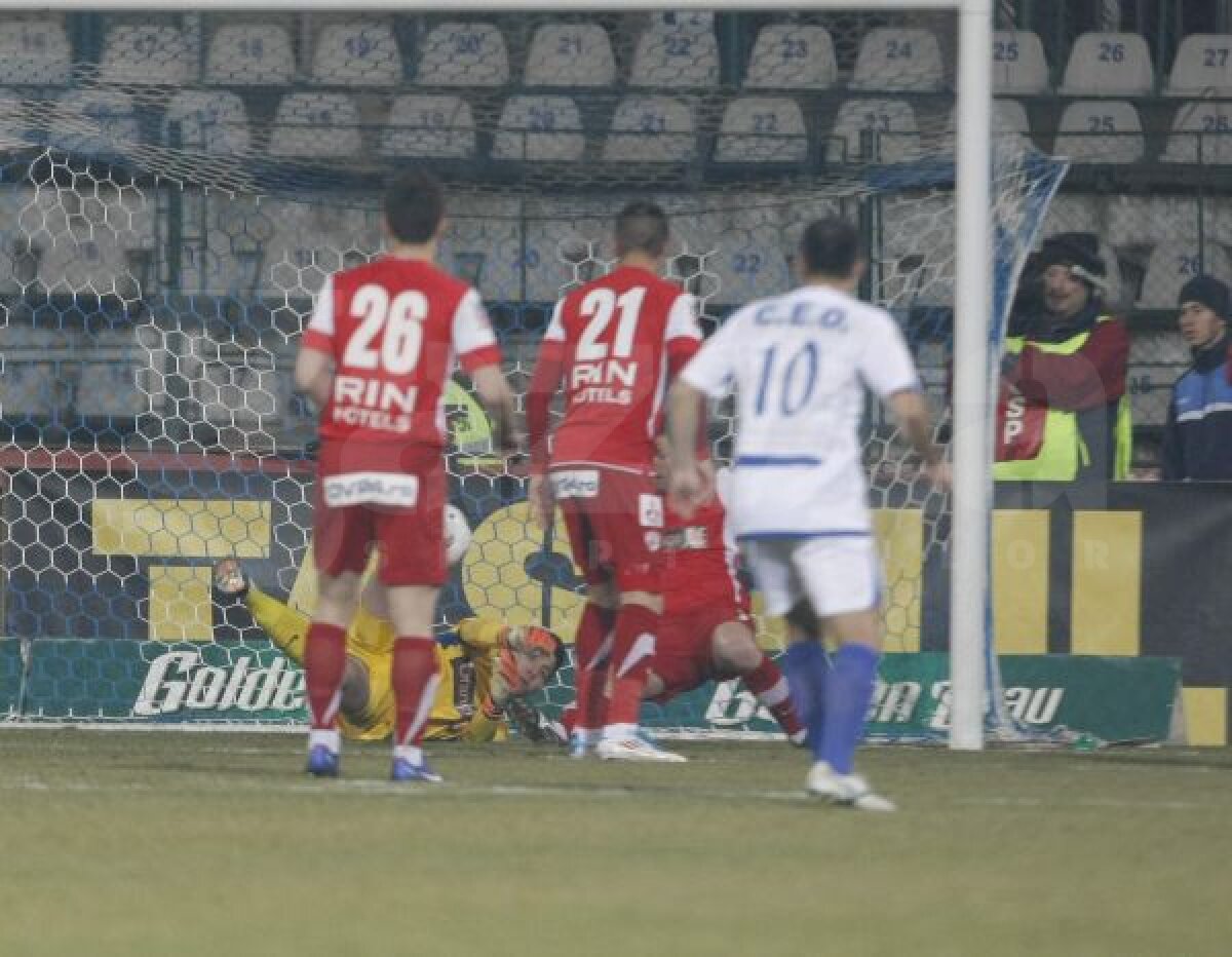 VIDEO + FOTO Pandurii lui Grigoraş nu îi lasă pe "cîini" să zburde » Dinamo nu profită de remiza CFR-ului