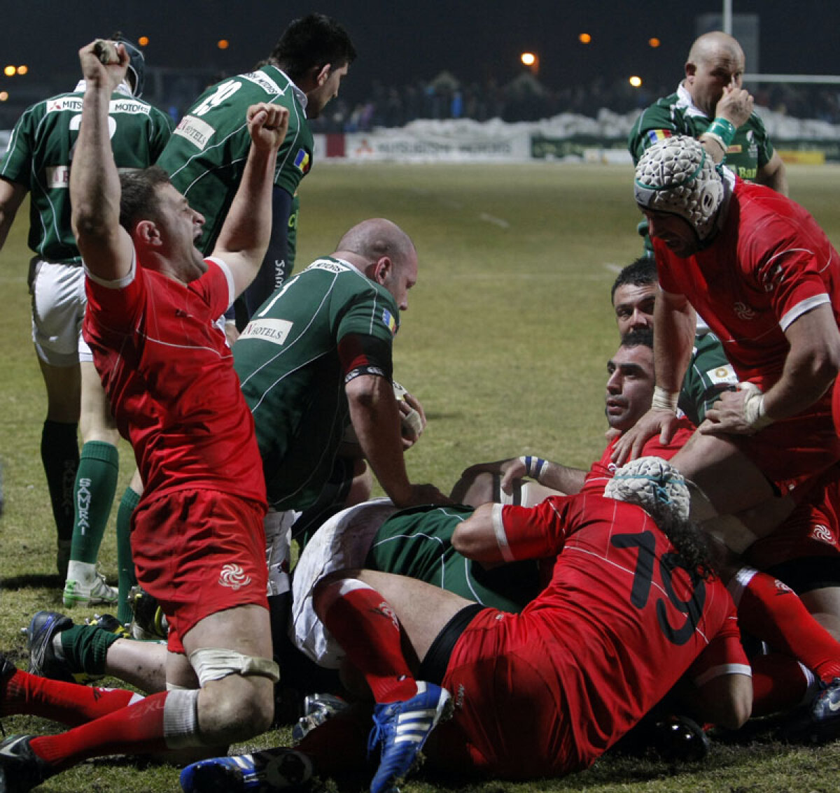 VIDEO & FOTO Naşii noştri » România a fost învinsă din nou de Georgia, scor 13-19