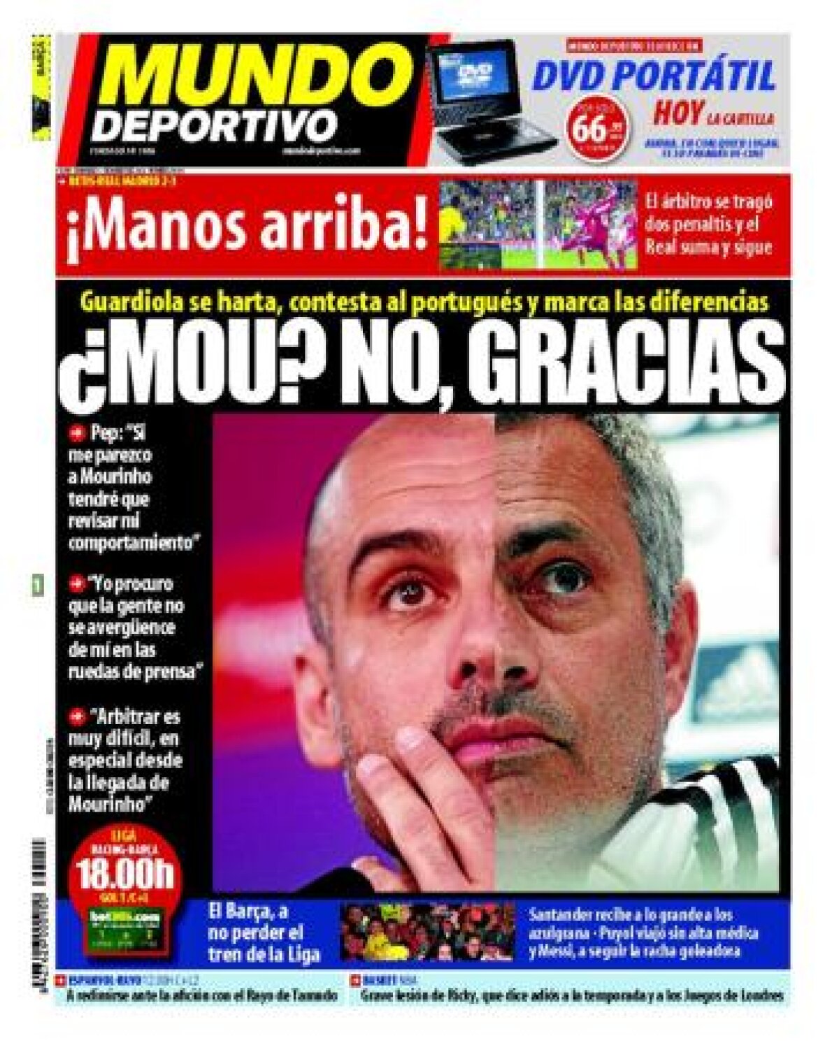 VIDEO&FOTO Guardiola atacă: ”A arbitra în La Liga e foarte dificil mai ales de cînd a sosit Mourinho!”