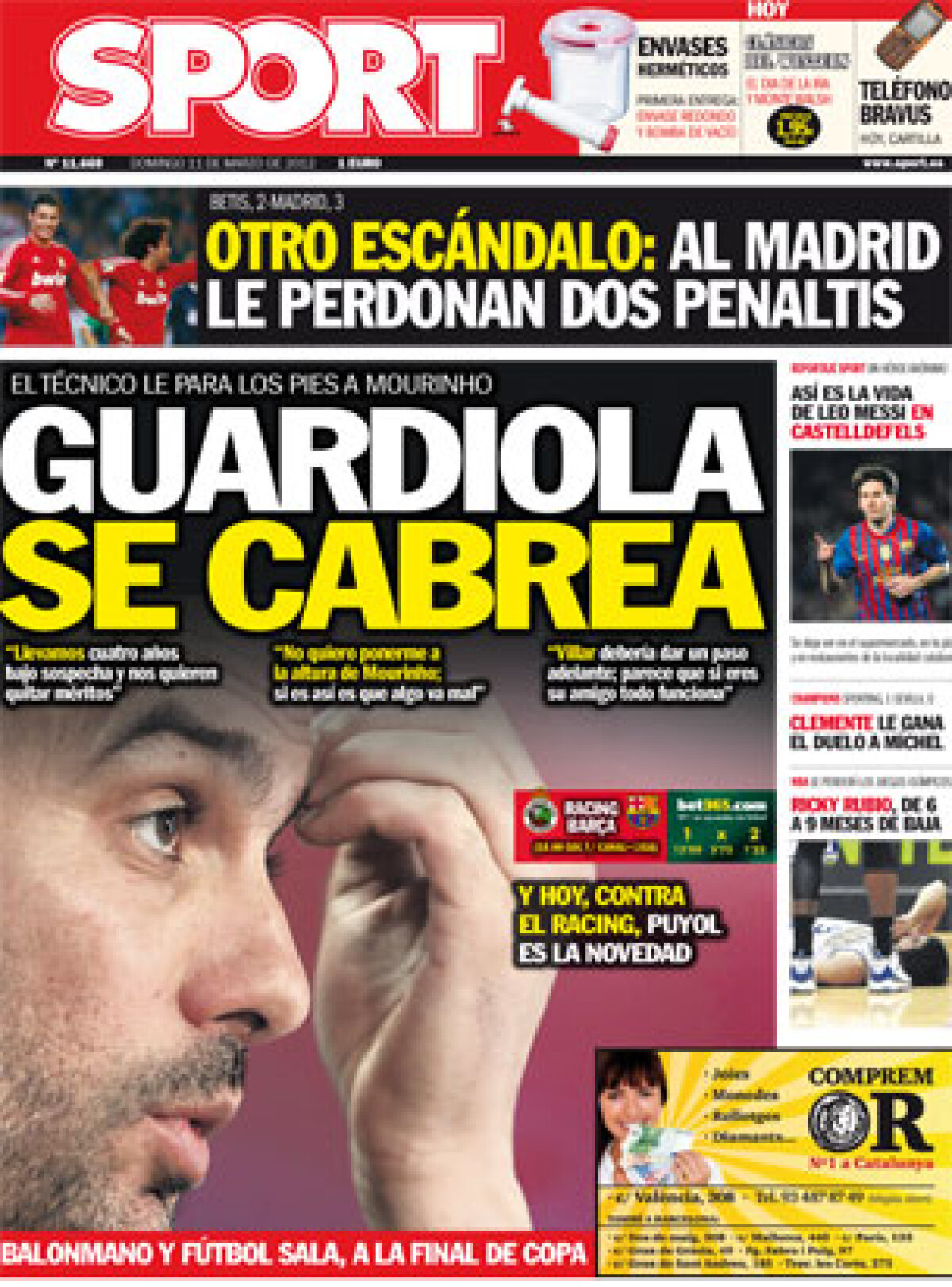 VIDEO&FOTO Guardiola atacă: ”A arbitra în La Liga e foarte dificil mai ales de cînd a sosit Mourinho!”