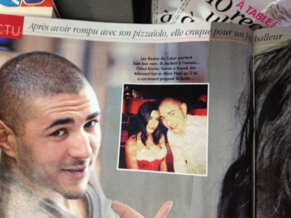 FOTO Benzema nu mai e singur. O cîntăreaţă a pus mîna pe el