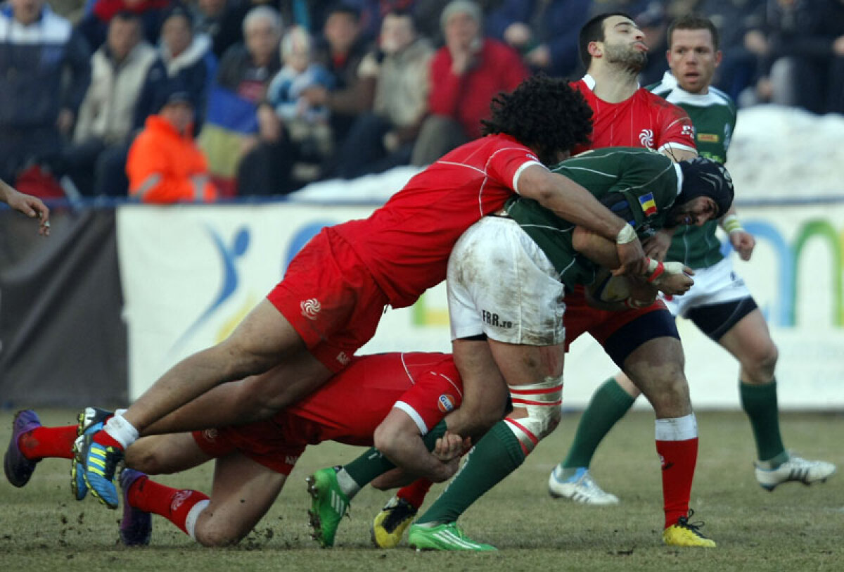 România verde » Naţionala de rugby a jucat cu Georgia într-un echipament surpriză