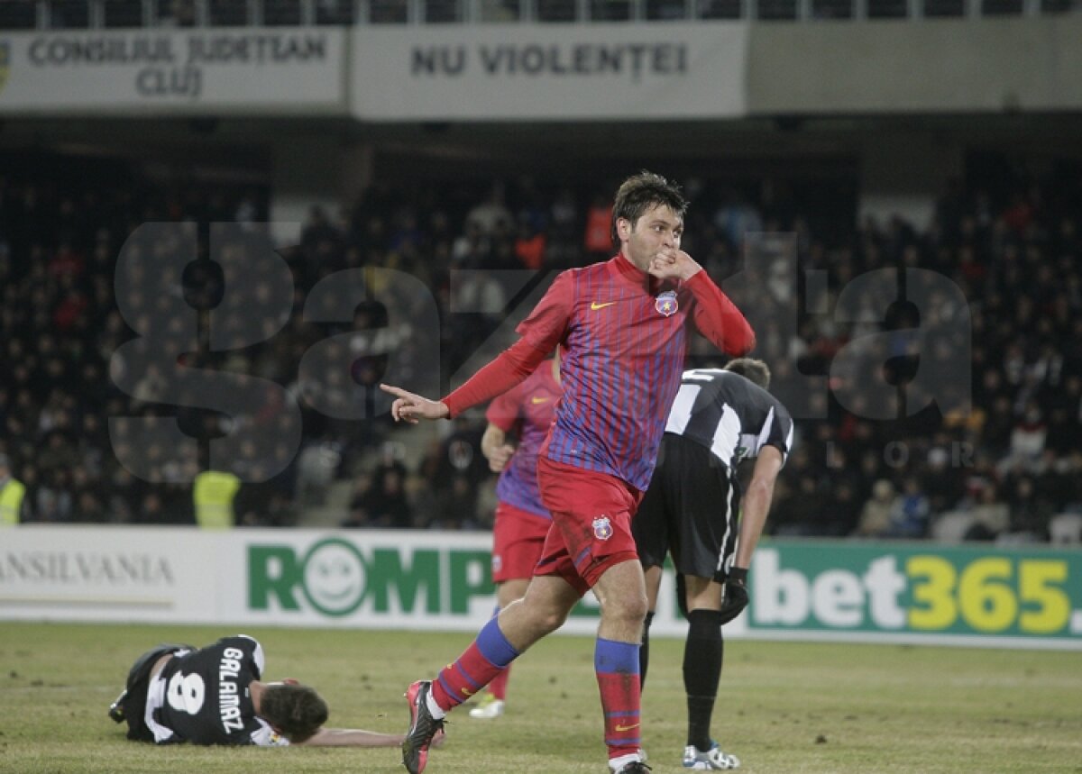 FOTO & VIDEO » Rusescu aduce a doua victorie pentru Steaua, care e la 6 puncte în spatele lui Dinamo