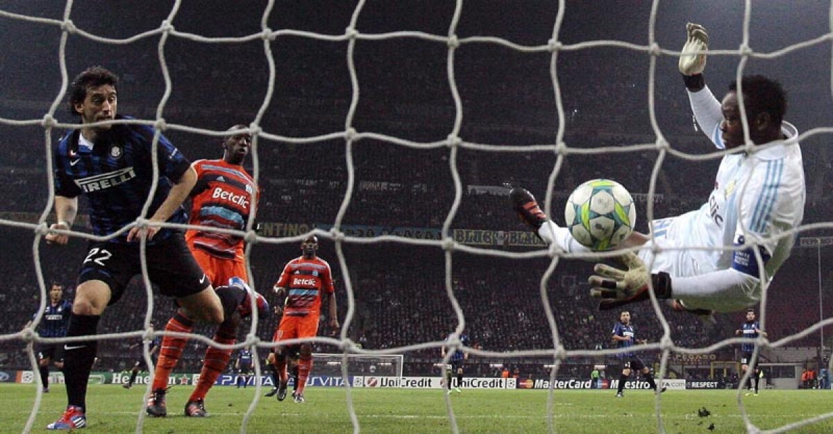 VIDEO&FOTO Inter, eliminat de Marseille din "optimi" (2-1, după 0-1 în tur). Bayern, 7-0 cu Basel: Gomez, 4 goluri!