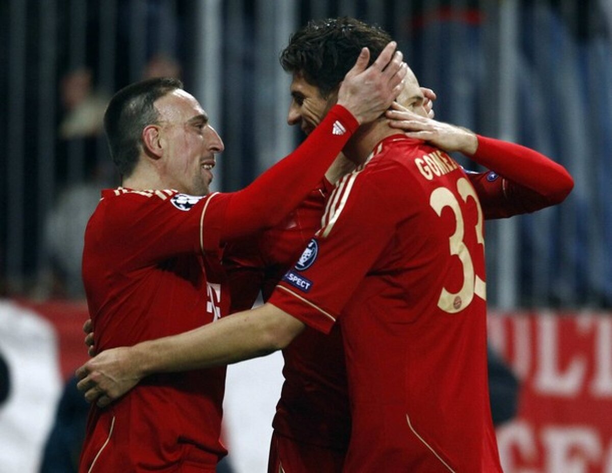 VIDEO&FOTO Inter, eliminat de Marseille din "optimi" (2-1, după 0-1 în tur). Bayern, 7-0 cu Basel: Gomez, 4 goluri!