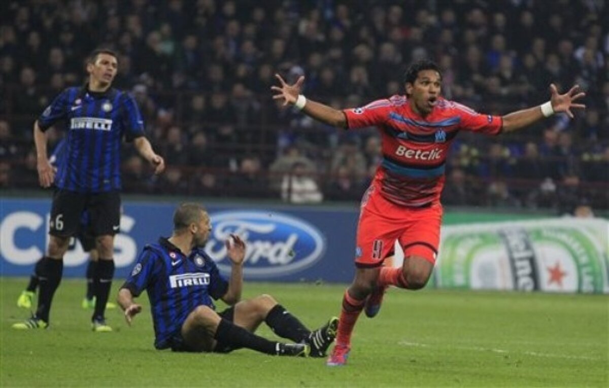 VIDEO&FOTO Inter, eliminat de Marseille din "optimi" (2-1, după 0-1 în tur). Bayern, 7-0 cu Basel: Gomez, 4 goluri!