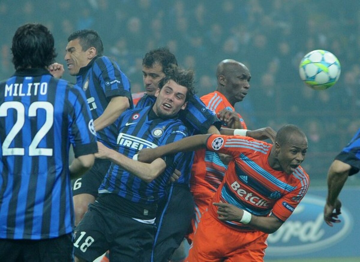VIDEO&FOTO Inter, eliminat de Marseille din "optimi" (2-1, după 0-1 în tur). Bayern, 7-0 cu Basel: Gomez, 4 goluri!