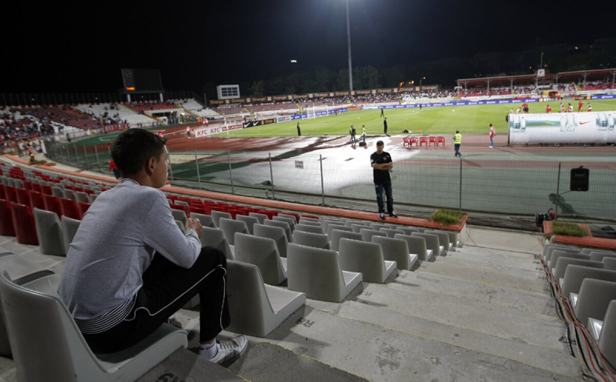 FOTO&VIDEO Se aude iar ecoul în Ştefan cel Mare » Doar 400 de bilete vîndute pentru meciul Dinamo-Sportul