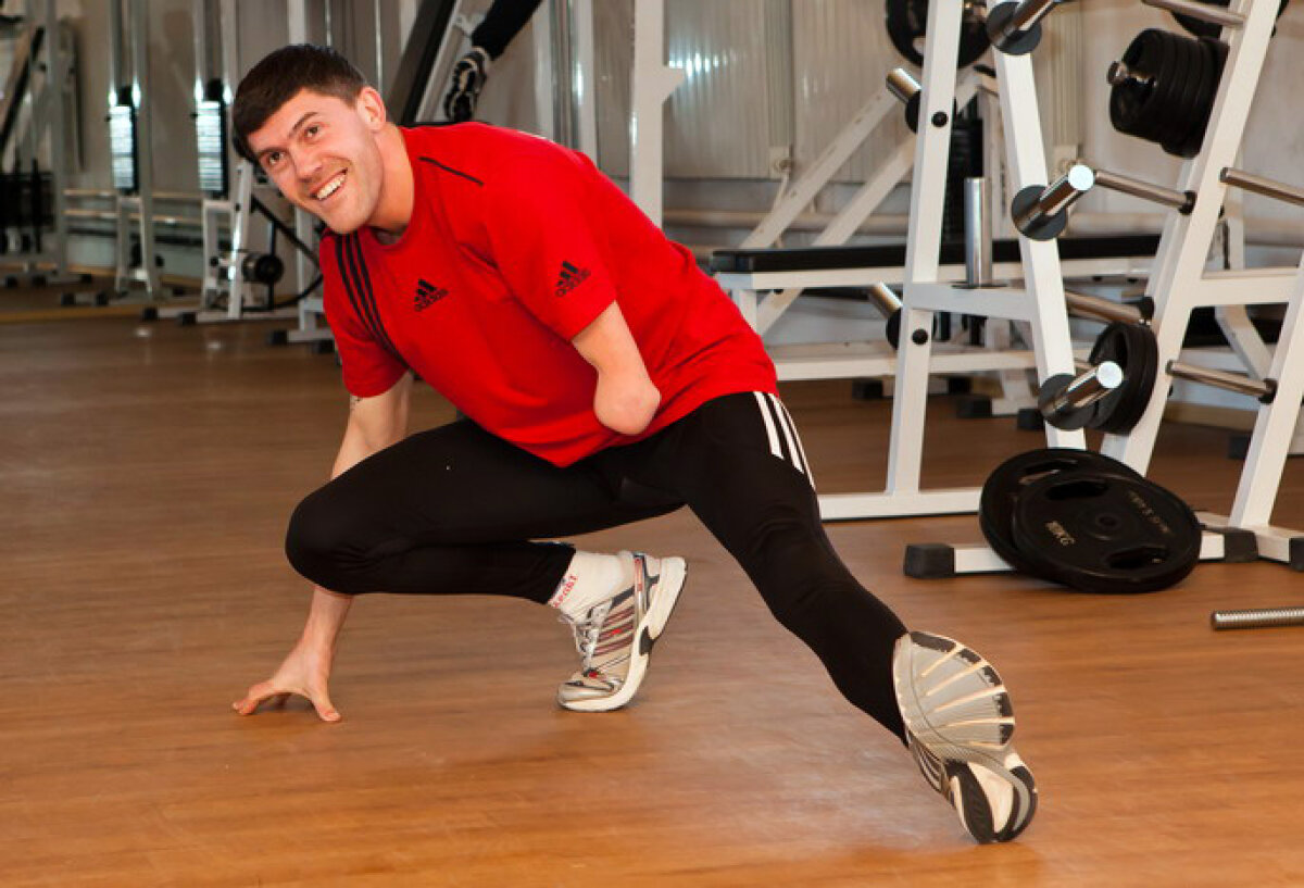 Zboară cu o aripă tăiată » Ieşeanul Florin Cojoc e primul atlet român care va concura la Jocurile Paralimpice