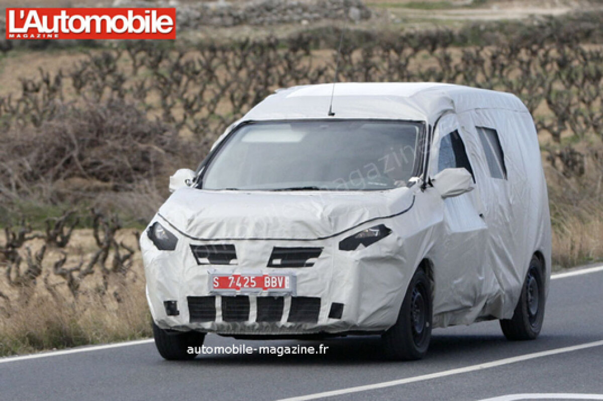 FOTO Prima imagine oficială cu noul model Dacia! Dokker se lansează la Salonul Auto de la Paris