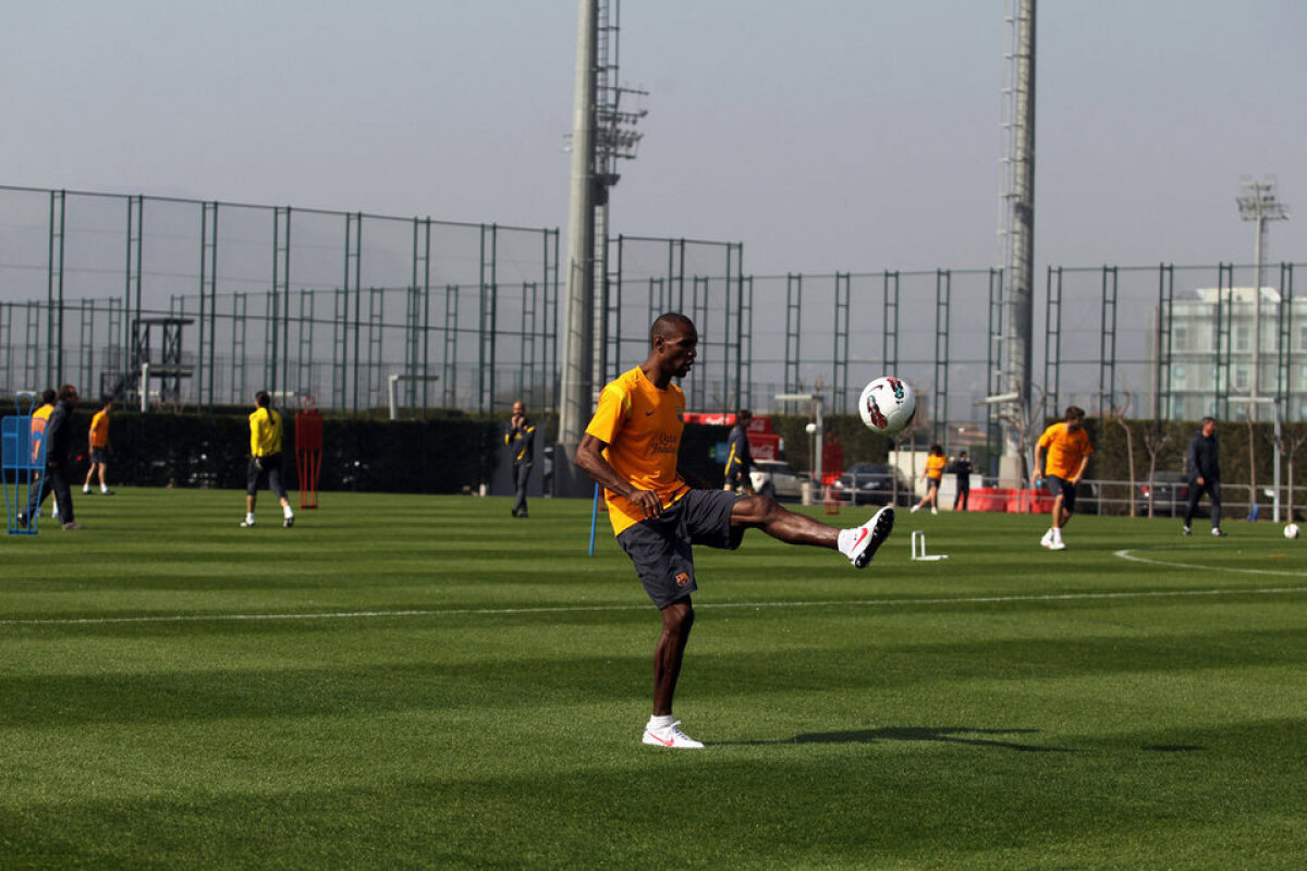 FOTO » Abidal e NEBUN după fotbal! » Şi azi s-a antrenat alături de colegi