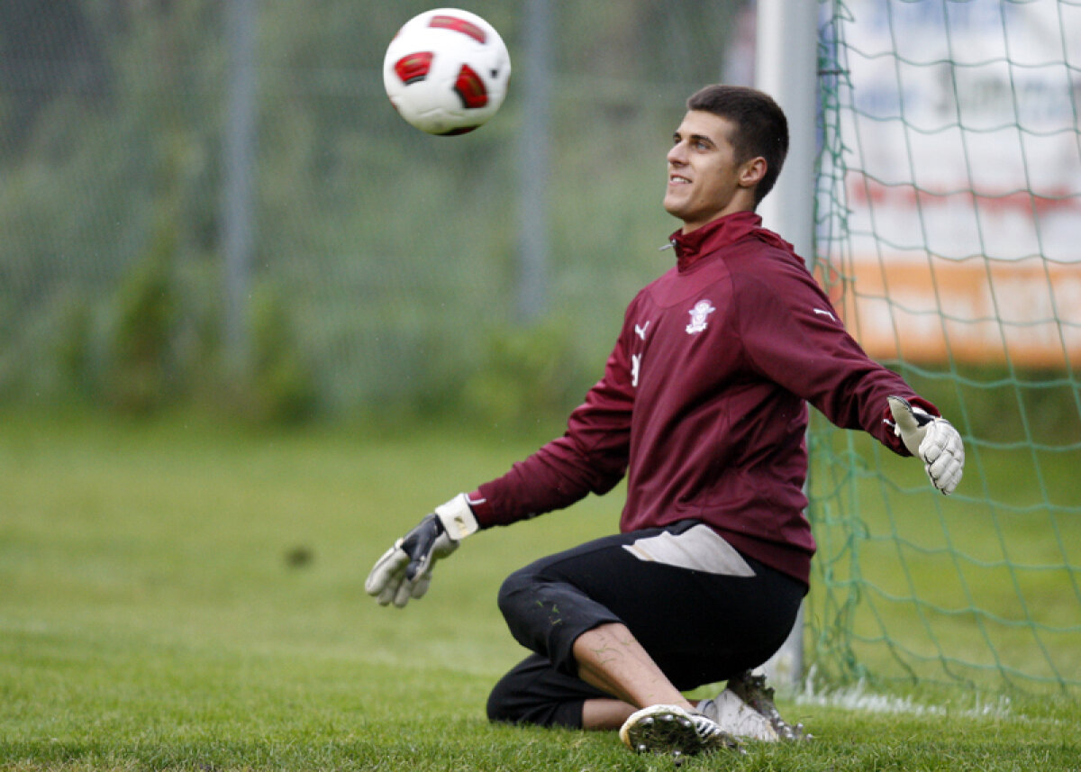 Pancu e şi sub Drăghia! » Oficialii Rapidului i-au prelungit contractul şi portarului de rezervă
