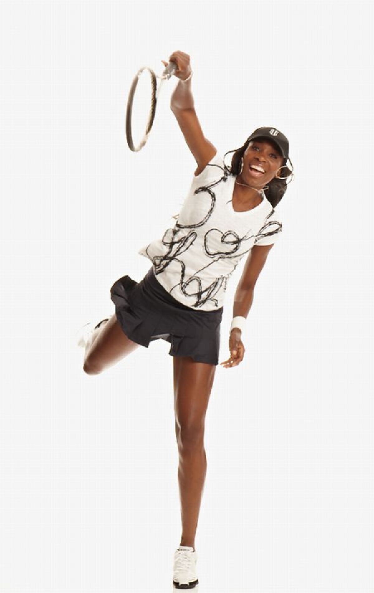 FOTO De pe teren în studio » Venus Williams, model pentru propria colecţie de haine