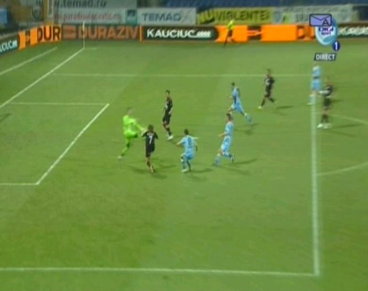 VIDEO Rapid a avut gol valabil cu FC Braşov
